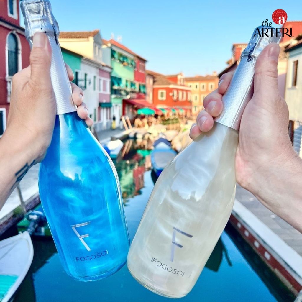 Rượu Vang Sủi Sparkling Fogoso Azul 5.5% 750ml Vang Tây Ban Nha Bodegas Verdúguez