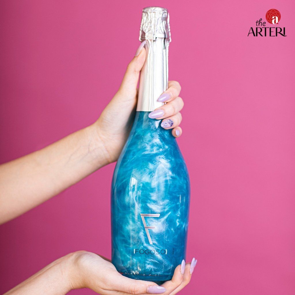 Rượu Vang Sủi Sparkling Fogoso Azul 5.5% 750ml Vang Tây Ban Nha Bodegas Verdúguez