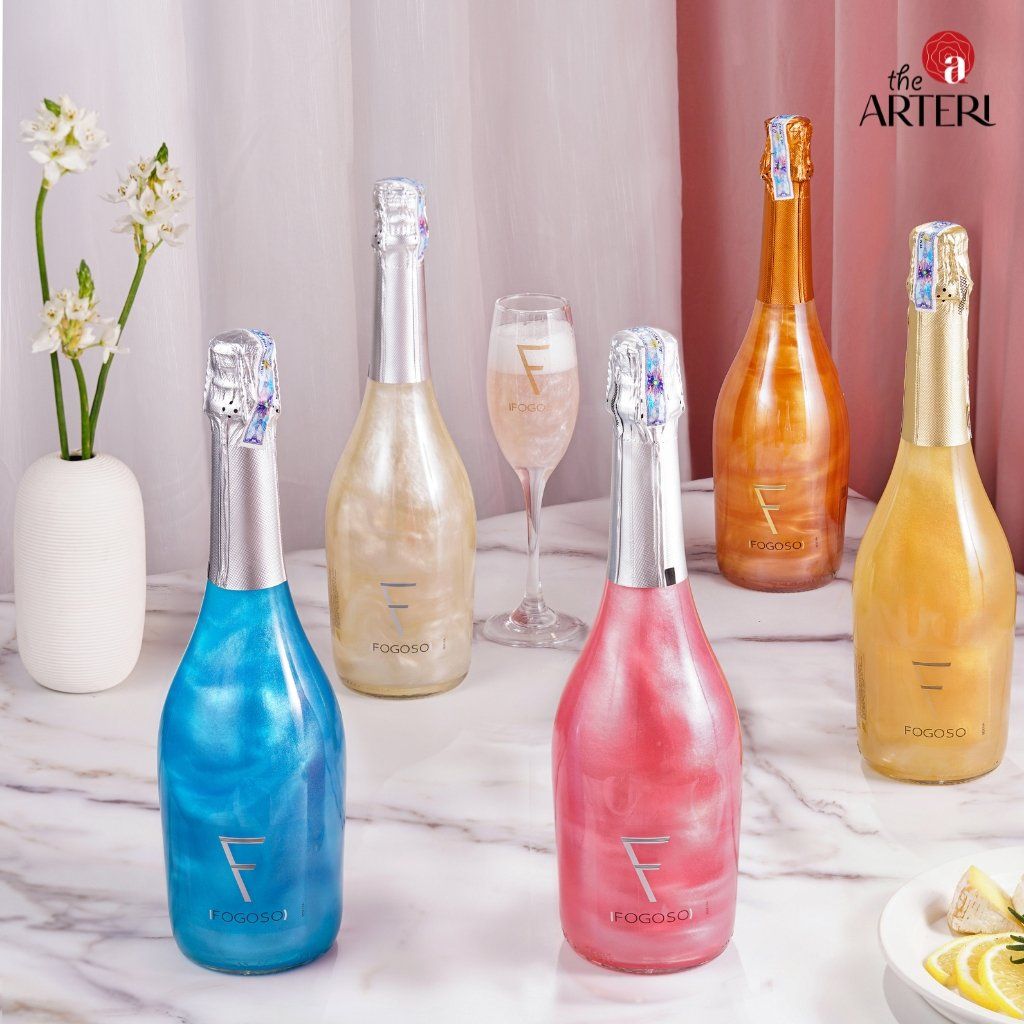 Rượu Vang Sủi Sparkling Fogoso Azul 5.5% 750ml Vang Tây Ban Nha Bodegas Verdúguez