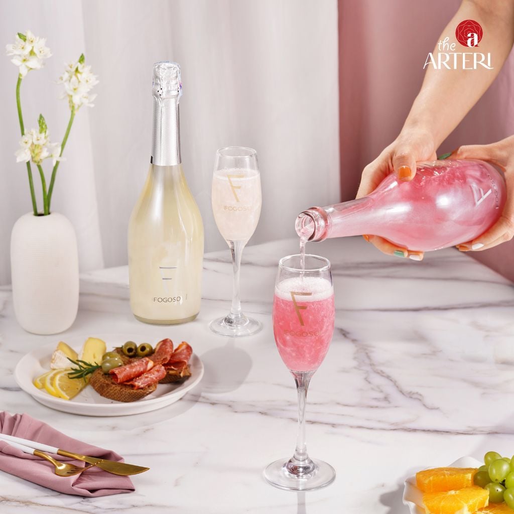 Rượu Vang Sủi Sparkling Fogoso Rosa 5.5% 750ml Vang Tây Ban Nha Bodegas Verdúguez