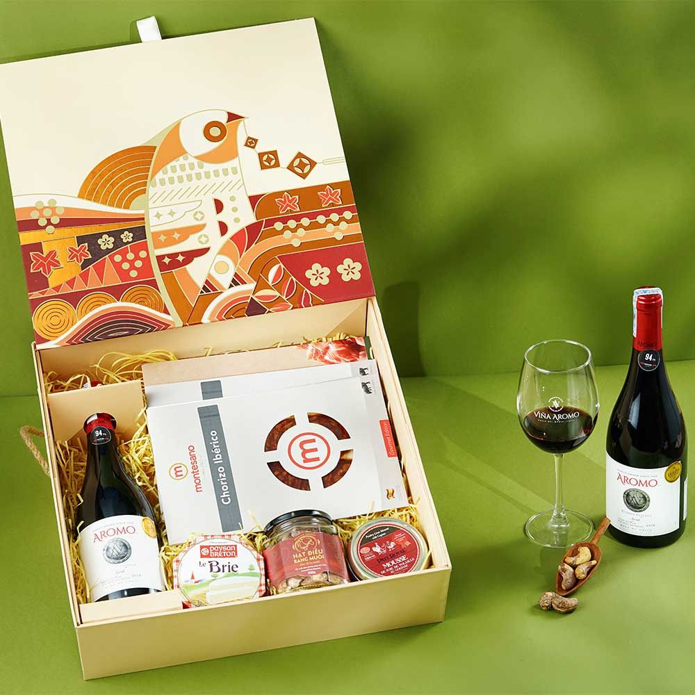 Hộp quà Hamper Aromo Reserva Privada Syrah 2025
