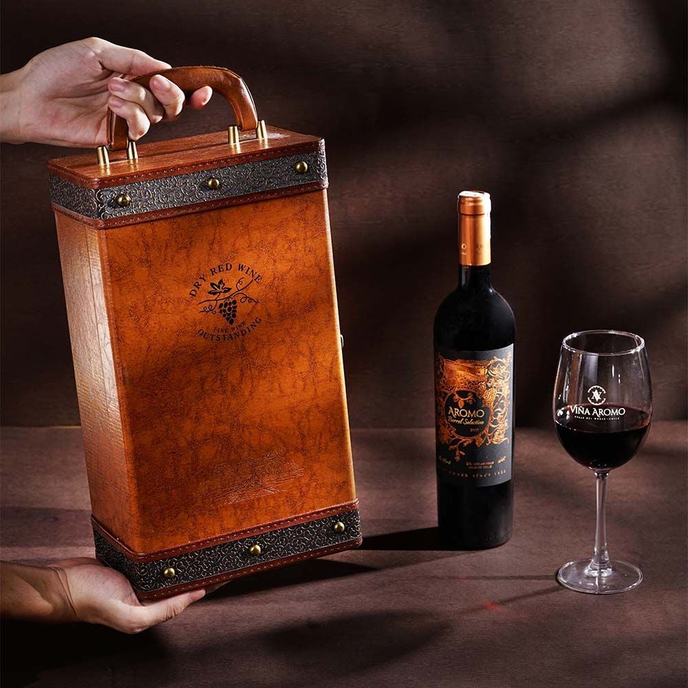 Hộp Quà Rượu Vang 2 chai Aromo Barrel Selection Nhập Khẩu Chính Hãng – EL FLAMICO