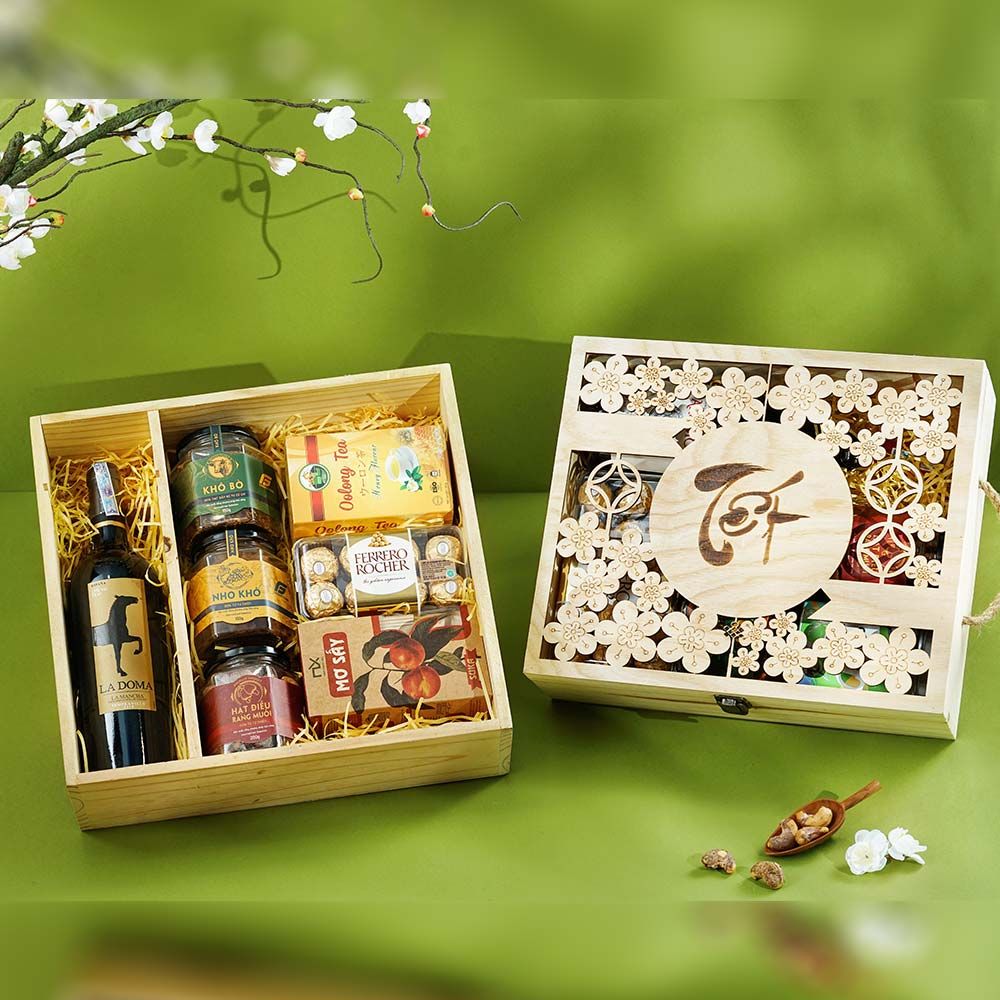 Hộp quà gỗ La Doma 2025