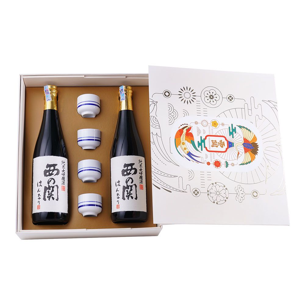 Hộp quà Sake Nhật Bản Nishino Seki Hannary 2025