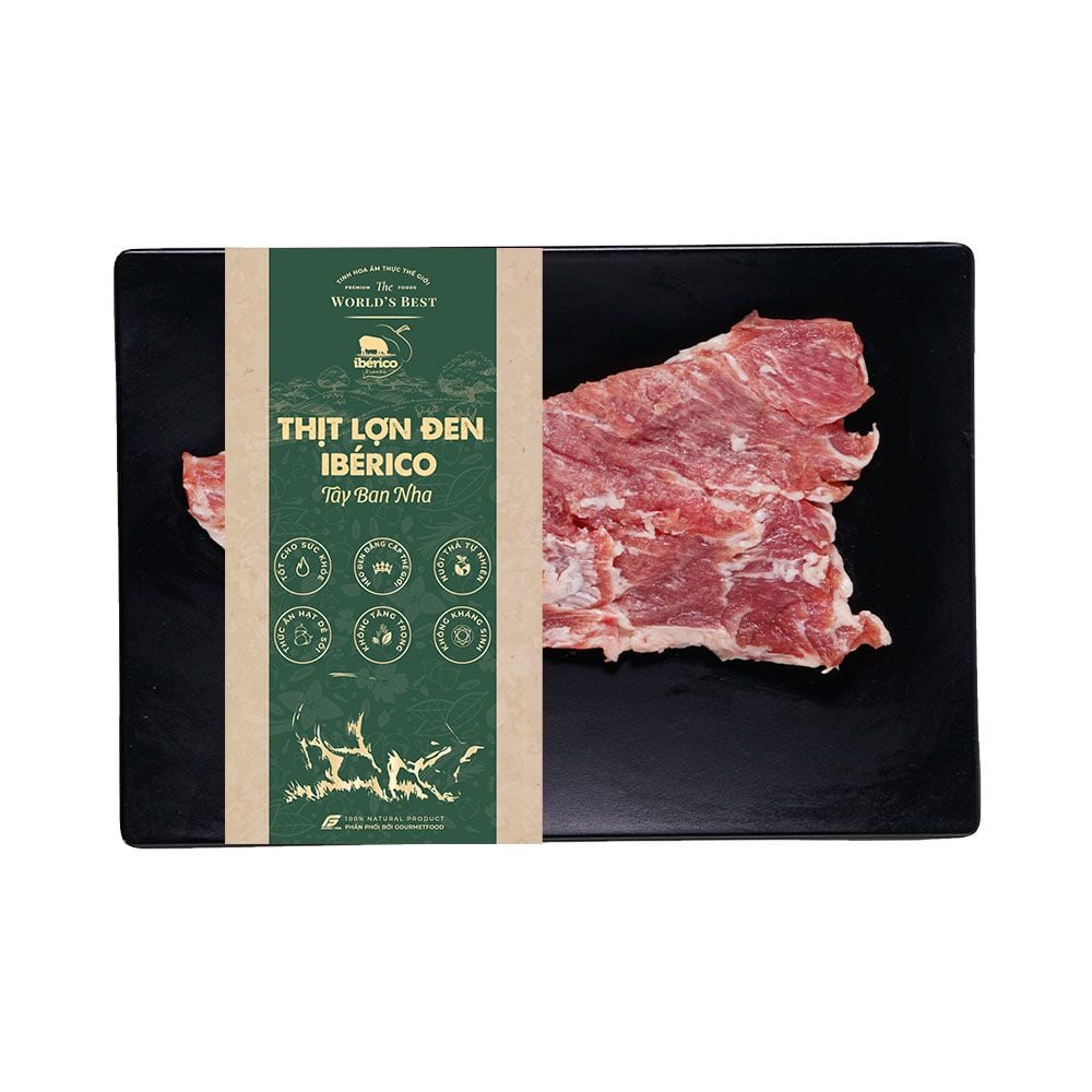 Thịt Heo Đen Iberico Thăn Lưng Pluma 300g