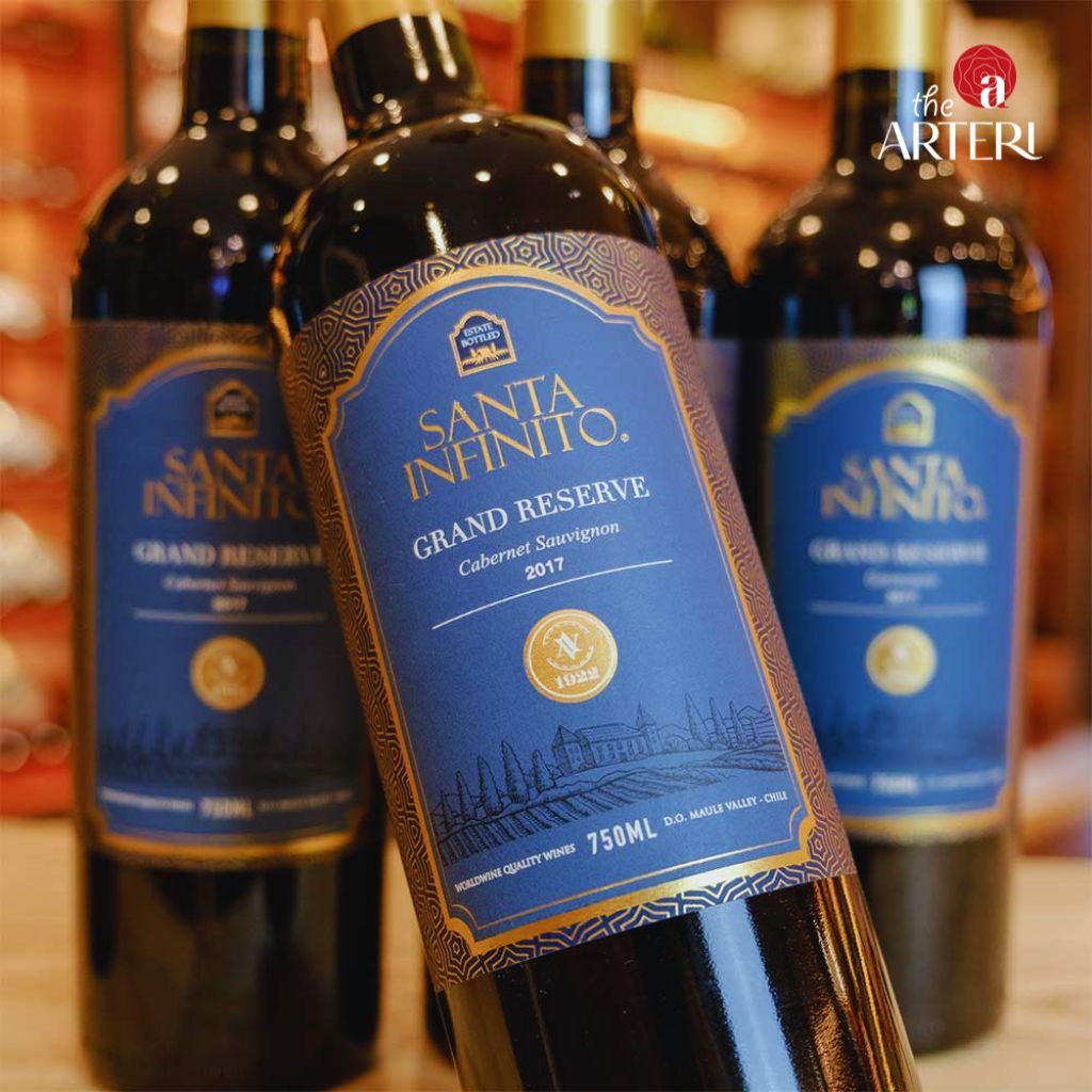 Rượu Vang Đỏ Santa Infinito Grand Reserve Cabernet Sauvignon 750ml Vang Chile Viña Aromo