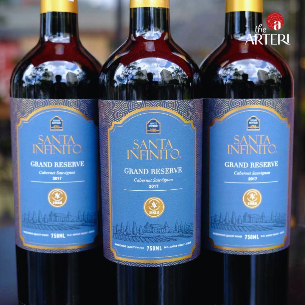 Rượu Vang Đỏ Santa Infinito Grand Reserve Cabernet Sauvignon 750ml Vang Chile Viña Aromo