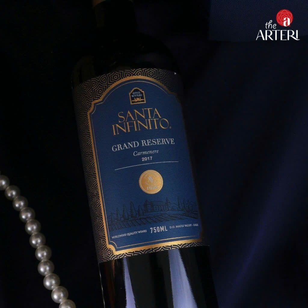 Rượu Vang Đỏ Santa Infinito Grand Reserve Carmenere 750ml Vang Chile Viña Aromo