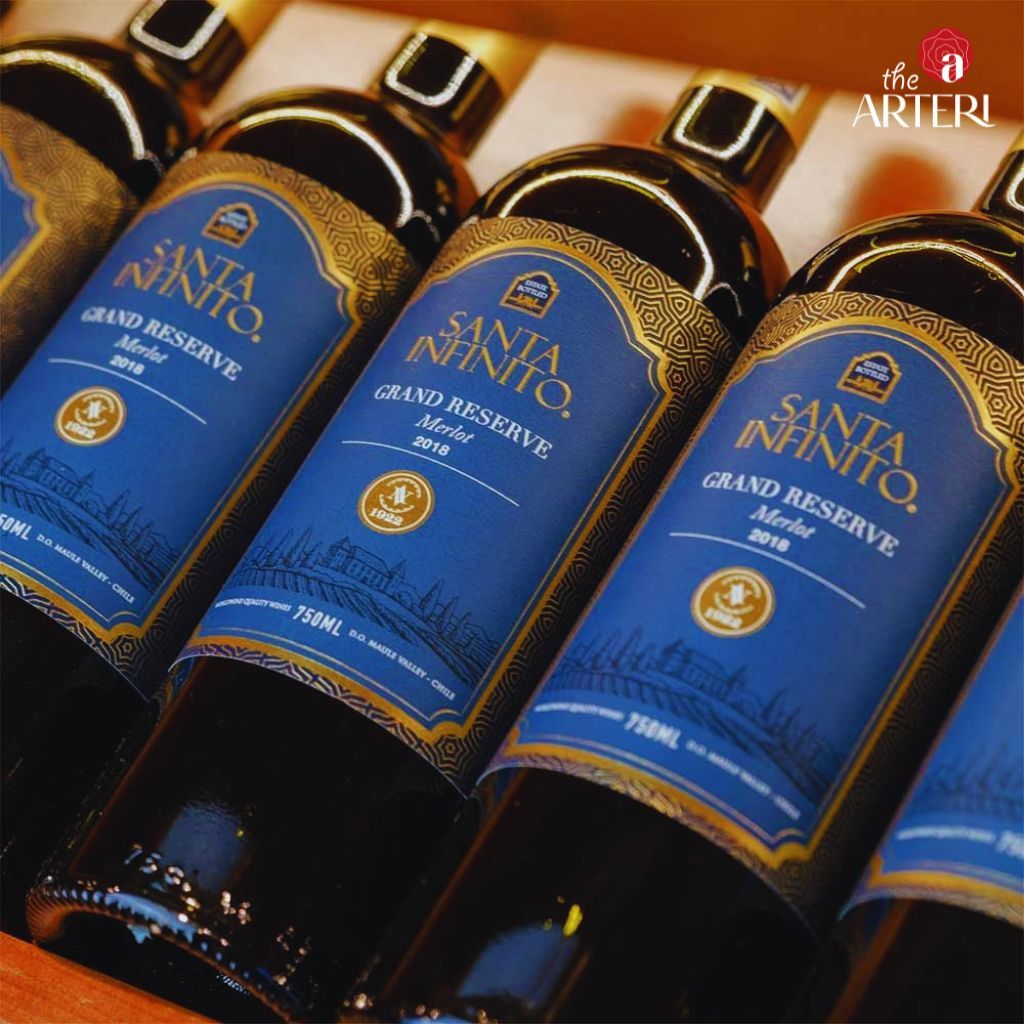 Rượu Vang Đỏ Santa Infinito Grand Reserve Merlot 750ml Vang Chile Viña Aromo