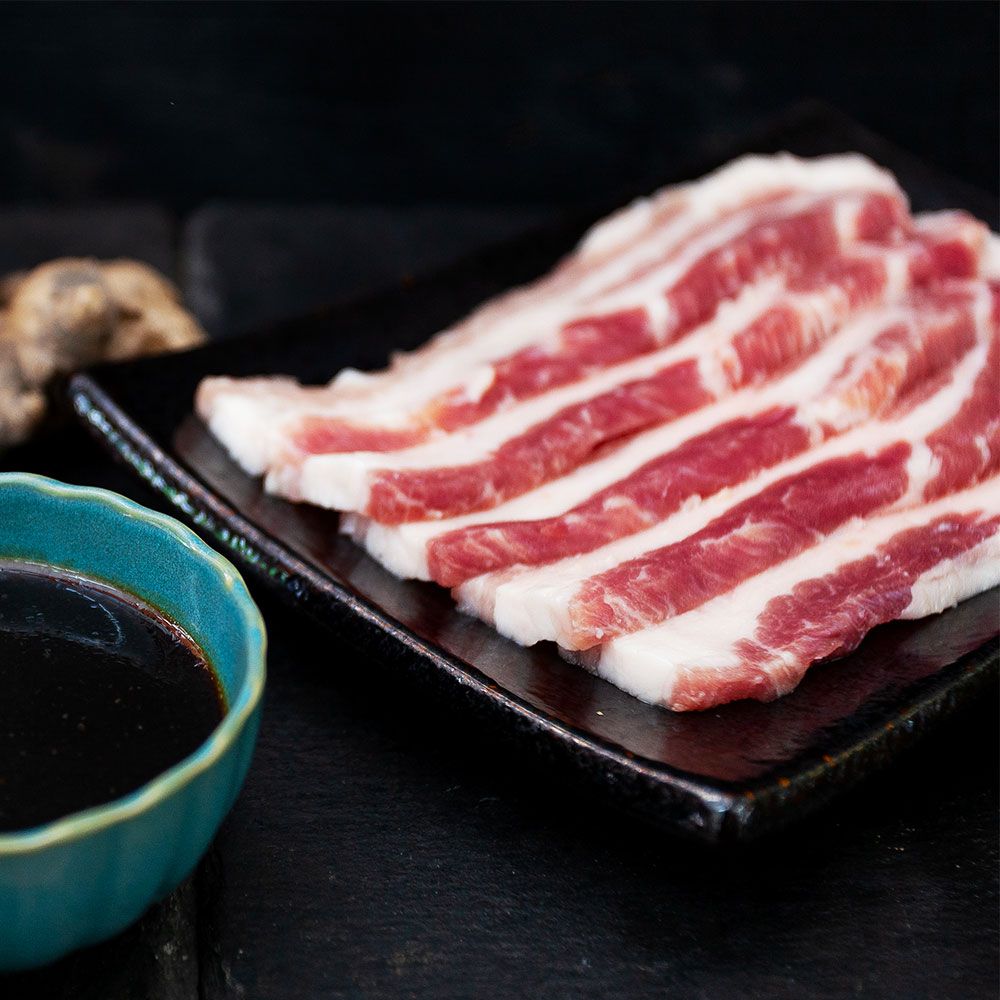 Thịt Heo Đen Iberico Ba Rọi Cắt Lát 300g