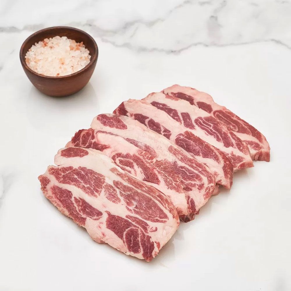 Thịt Heo Đen Iberico Thịt Cổ Nạc Dăm Collar 300g