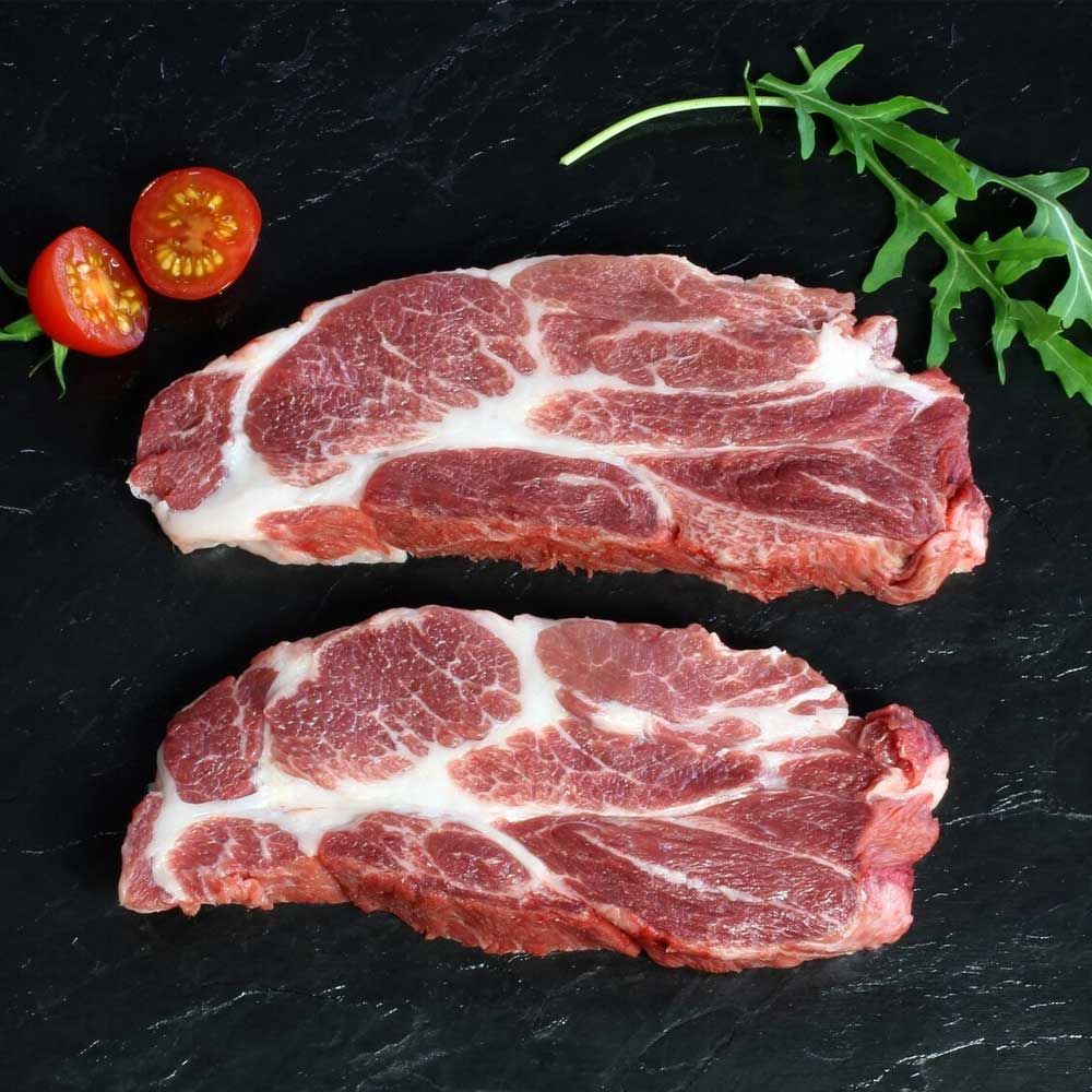 Thịt Heo Đen Iberico Thịt Cổ Nạc Dăm Collar 300g