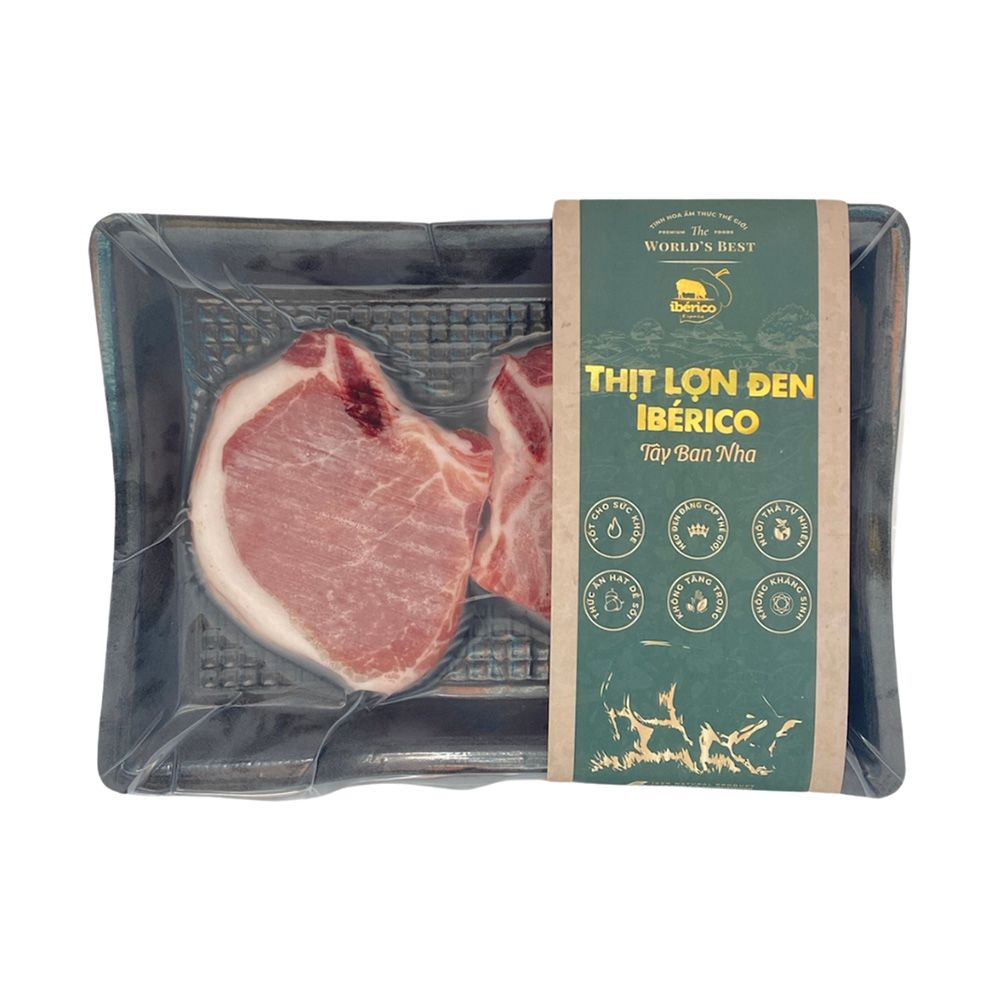 Thịt Heo Đen Iberico Cốt Lết French Rack 300g