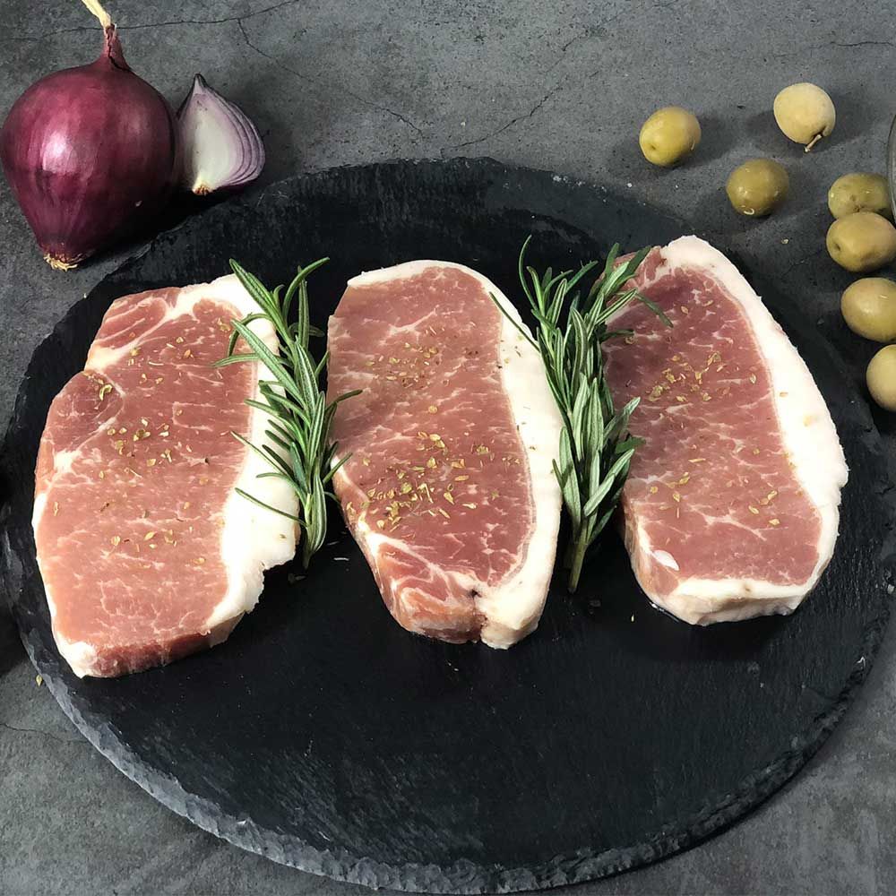 Thịt Heo Đen Iberico Thịt Lưng Trước Sirloin 300g