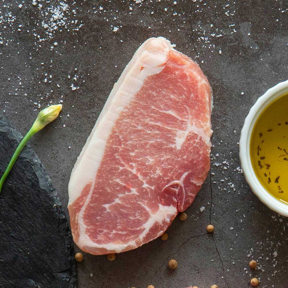 Thịt Heo Đen Iberico Thịt Lưng Trước Sirloin 300g