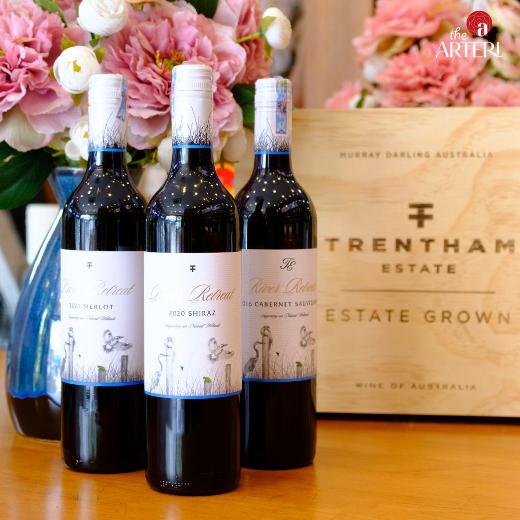 Rượu Vang Đỏ River Retreat Shiraz 750ml Vang Úc Trentham Estate