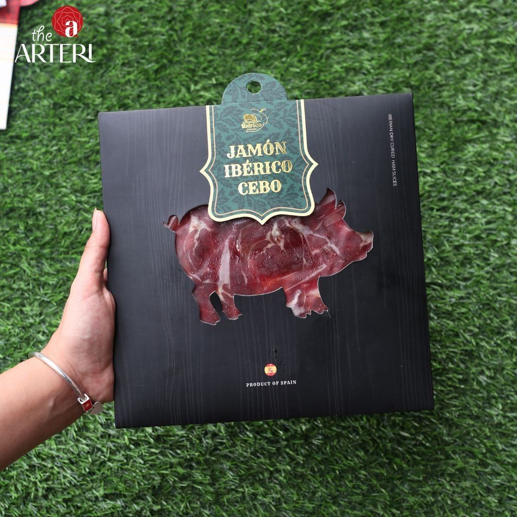 Đùi Sau Heo Muối Iberico Cebo 24 Tháng Gói Cắt Lát 50/100g