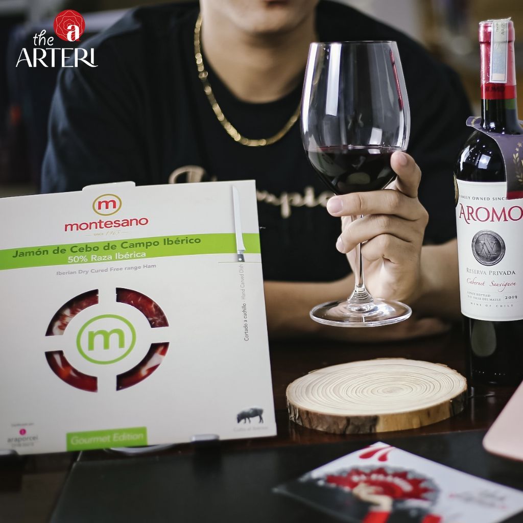Đùi Sau Heo Muối Iberico Cebo de Campo 36 Tháng Gói Cắt Lát Bằng Tay 100g Montesano
