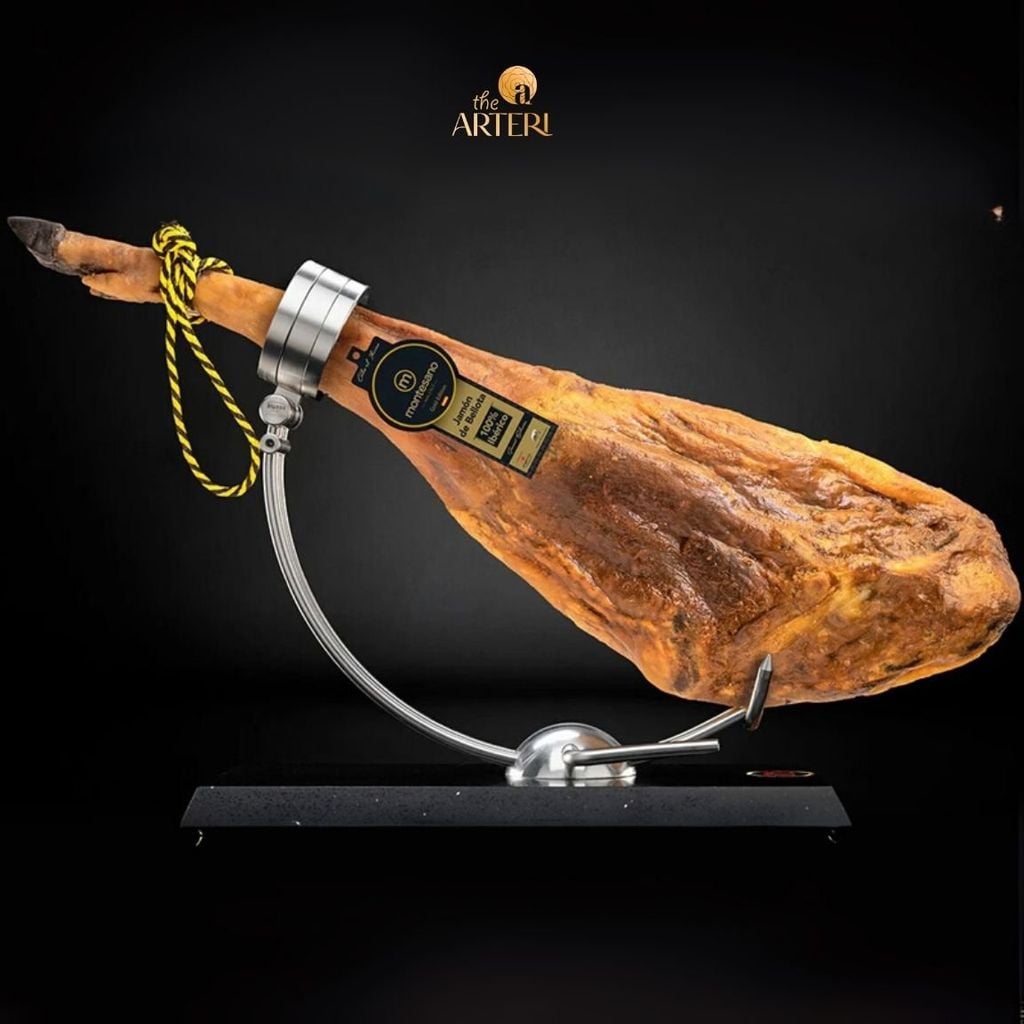 Đùi Sau Heo Muối Iberico Bellota Thuần Chủng 100% 48 Tháng Có Xương Montesano