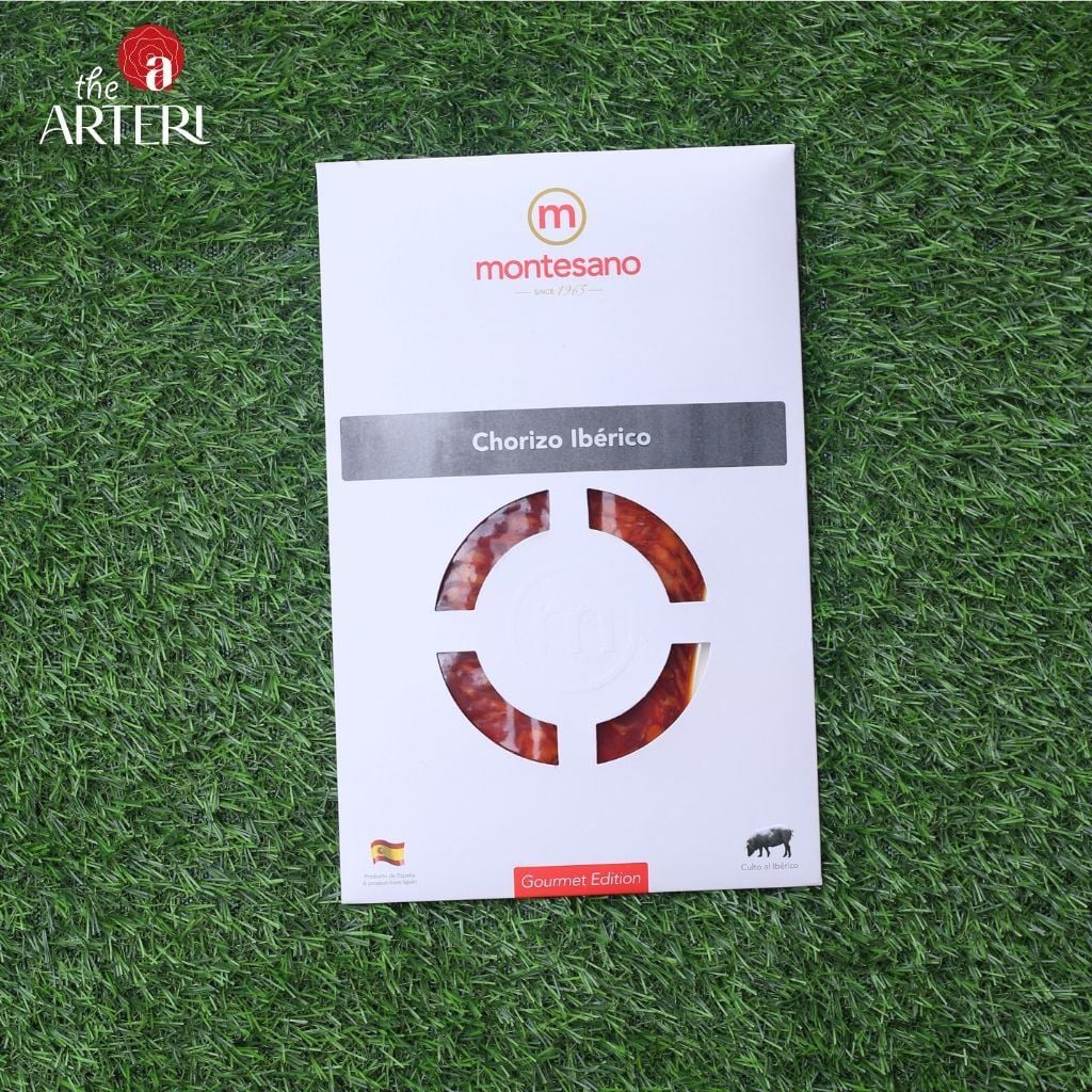 Xúc xích Muối Salami Iberico Cebo Chorizo Gói Cắt Lát 100g Montesano