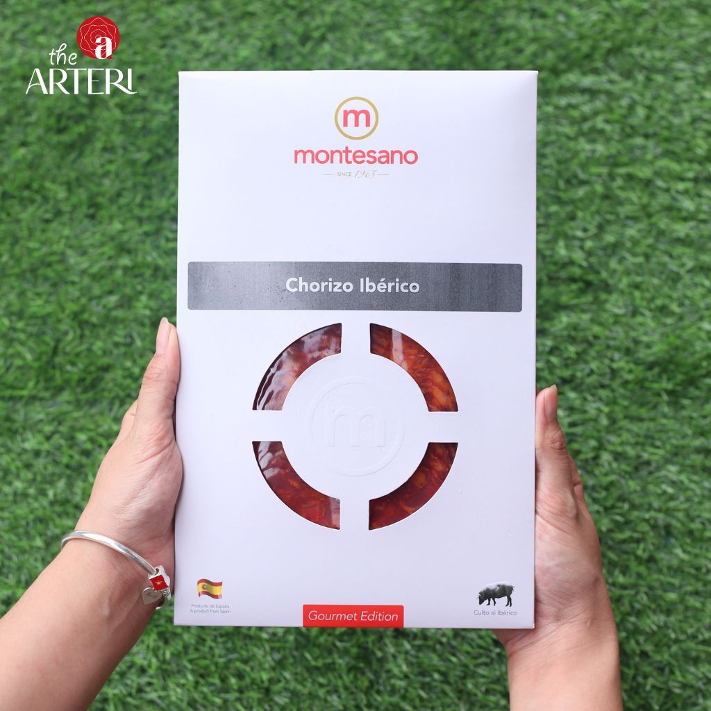 Xúc xích Muối Salami Iberico Cebo Chorizo Gói Cắt Lát 100g Montesano