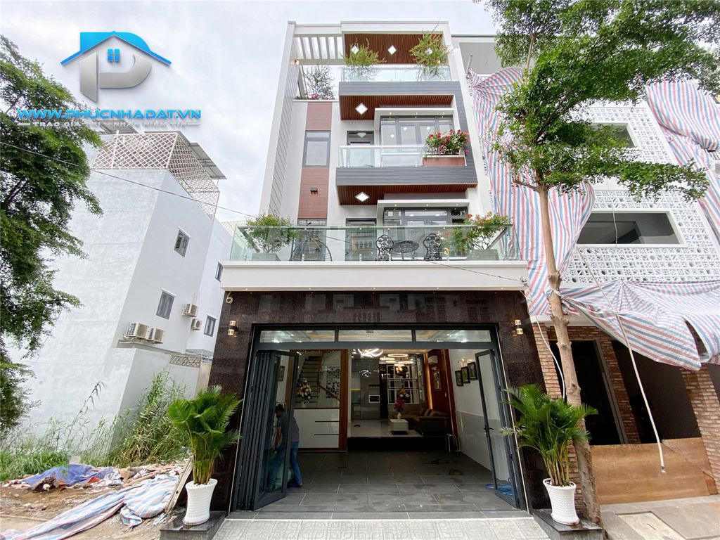 Biệt Thự Phố Hiện Đại Khu Dân Cư Omely Huỳnh Tấn Phát