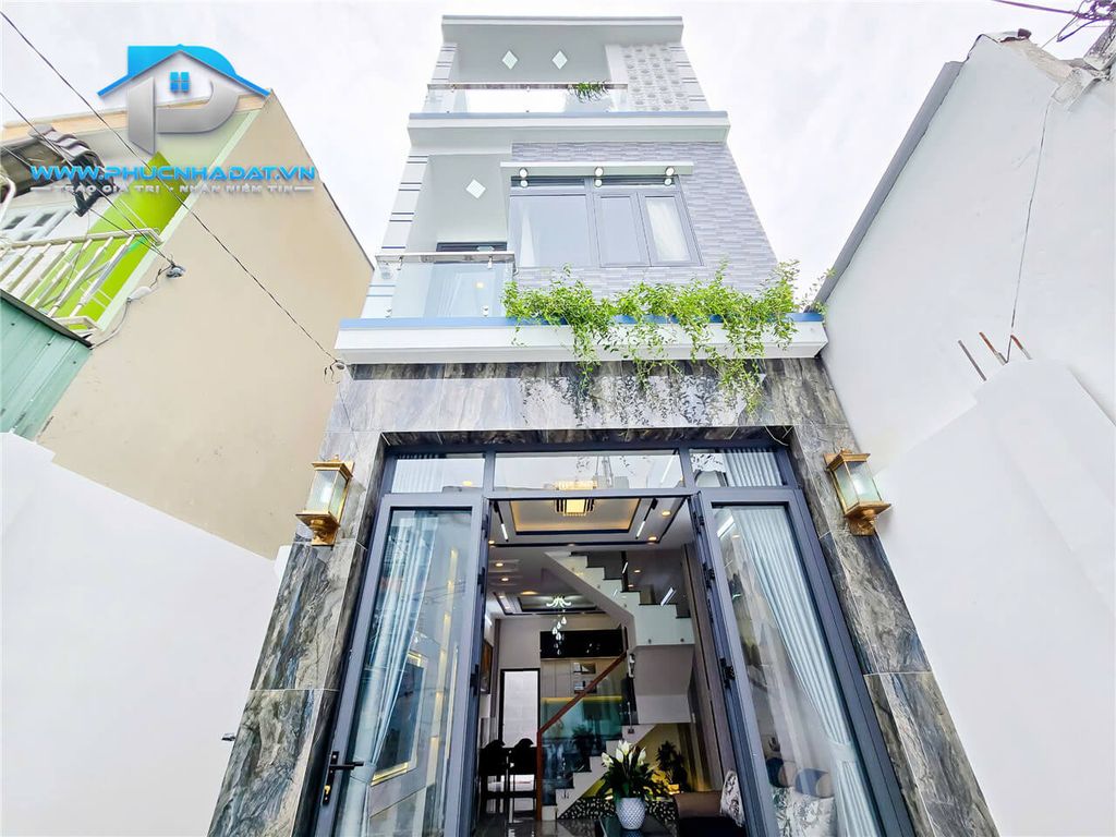 Bán Nhà Đẹp Xây Mới Hẻm 2074 Huỳnh Tấn Phát Nhà Bè