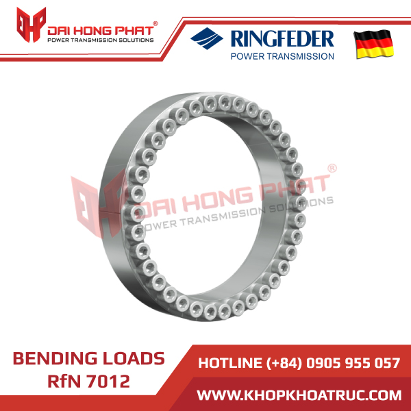 KHỚP KHÓA TRỤC RINGFEDER RFN 7012  – BENDING LOADS
