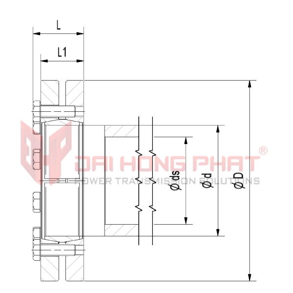 THIẾT BỊ BÓP TRỤC MAV 2008 BẢN THÉP SHRINK DISC STAINLESS STEE