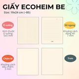  40 tờ Giấy Mỹ Thuật Vintage Ecoheim vẽ phác thảo / luyện chữ calligraphy (dip pen) 120gsm 19x24 cm (xấp xỉ B5) 