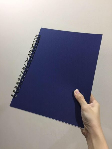  Sổ lò xo Floral Cornell 20,5x28 cm (xấp xỉ A4) - Bìa trơn 