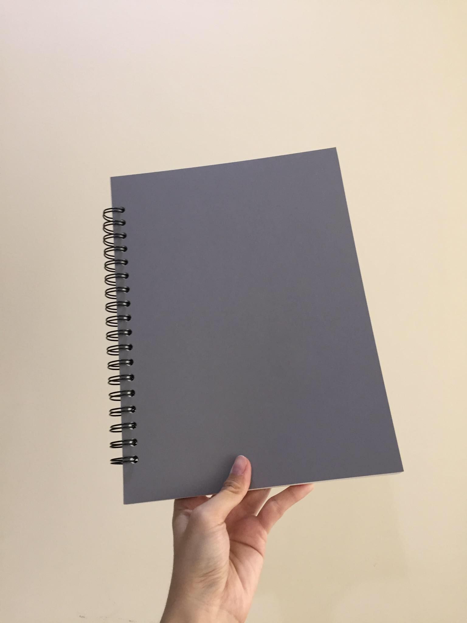  Sổ lò xo Basic Cornell 20,5x28 cm (xấp xỉ A4) - Bìa trơn 