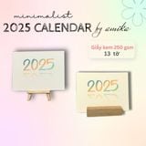  2025 Minimalist Calendar by amika - Lịch để bàn thiết kế có âm lịch 