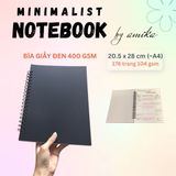  Sổ lò xo 20,5x28 cm (xấp xỉ A4) - Bìa trơn 