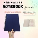  Sổ lò xo 20,5x28 cm (xấp xỉ A4) - Bìa trơn 