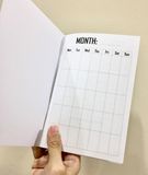 Sổ tay Minimalist Monthly Planner (xấp xỉ B6) 