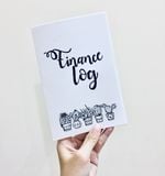  Sổ Kế hoạch Quản lý Thu chi - Finance Log (tặng 1 set sticker trang trí) - xấp xỉ B6 