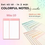  45 tờ giấy ghi chú họa tiết khinh khí cầu - Cute Hot Air Balloon Notes 19x24 cm (xấp xỉ B5) - Loại 2 