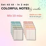  45 tờ giấy ghi chú họa tiết khinh khí cầu - Cute Hot Air Balloon Notes 19x24 cm (xấp xỉ B5) - Loại 2 
