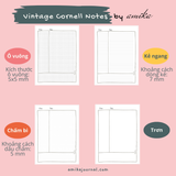  Sổ lò xo Vintage Cornell 19x24 cm (xấp xỉ B5) 