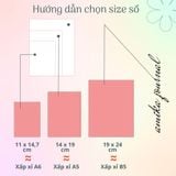  Sổ còng Sketchbook bìa bồi nắp gài - ruột giấy kraft 