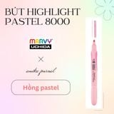  Bút dạ quang MARVY 8000 màu pastel trang trí sổ tay, bullet journal, lưu bút, ghi chép thông dụng 