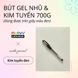  Bút gel có nắp Marvy Uchida 700G ngòi 0.7mm trang trí sổ tay, bullet journal, lưu bút, album 