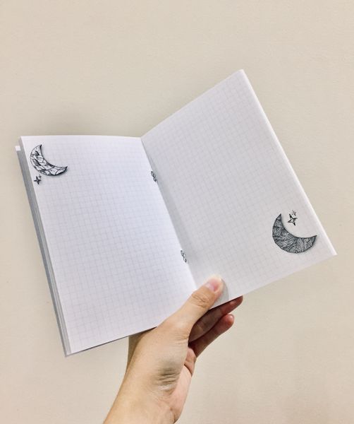  Sổ tay thiết kế Dreamer - Ruột giấy trắng (xấp xỉ B6) 