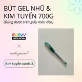  Bút gel có nắp Marvy Uchida 700G ngòi 0.7mm trang trí sổ tay, bullet journal, lưu bút, album 
