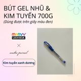  Bút gel có nắp Marvy Uchida 700G ngòi 0.7mm trang trí sổ tay, bullet journal, lưu bút, album 