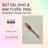  Bút gel có nắp Marvy Uchida 700G ngòi 0.7mm trang trí sổ tay, bullet journal, lưu bút, album 