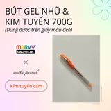  Bút gel có nắp Marvy Uchida 700G ngòi 0.7mm trang trí sổ tay, bullet journal, lưu bút, album 