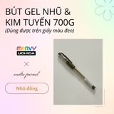  Bút gel có nắp Marvy Uchida 700G ngòi 0.7mm trang trí sổ tay, bullet journal, lưu bút, album 