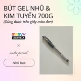  Bút gel có nắp Marvy Uchida 700G ngòi 0.7mm trang trí sổ tay, bullet journal, lưu bút, album 